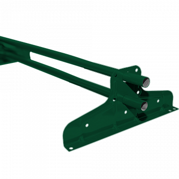 Снегозадержатель Стандарт Т4 d 25 RAL 6005 (3м., 3 кроншт.) — Grandline