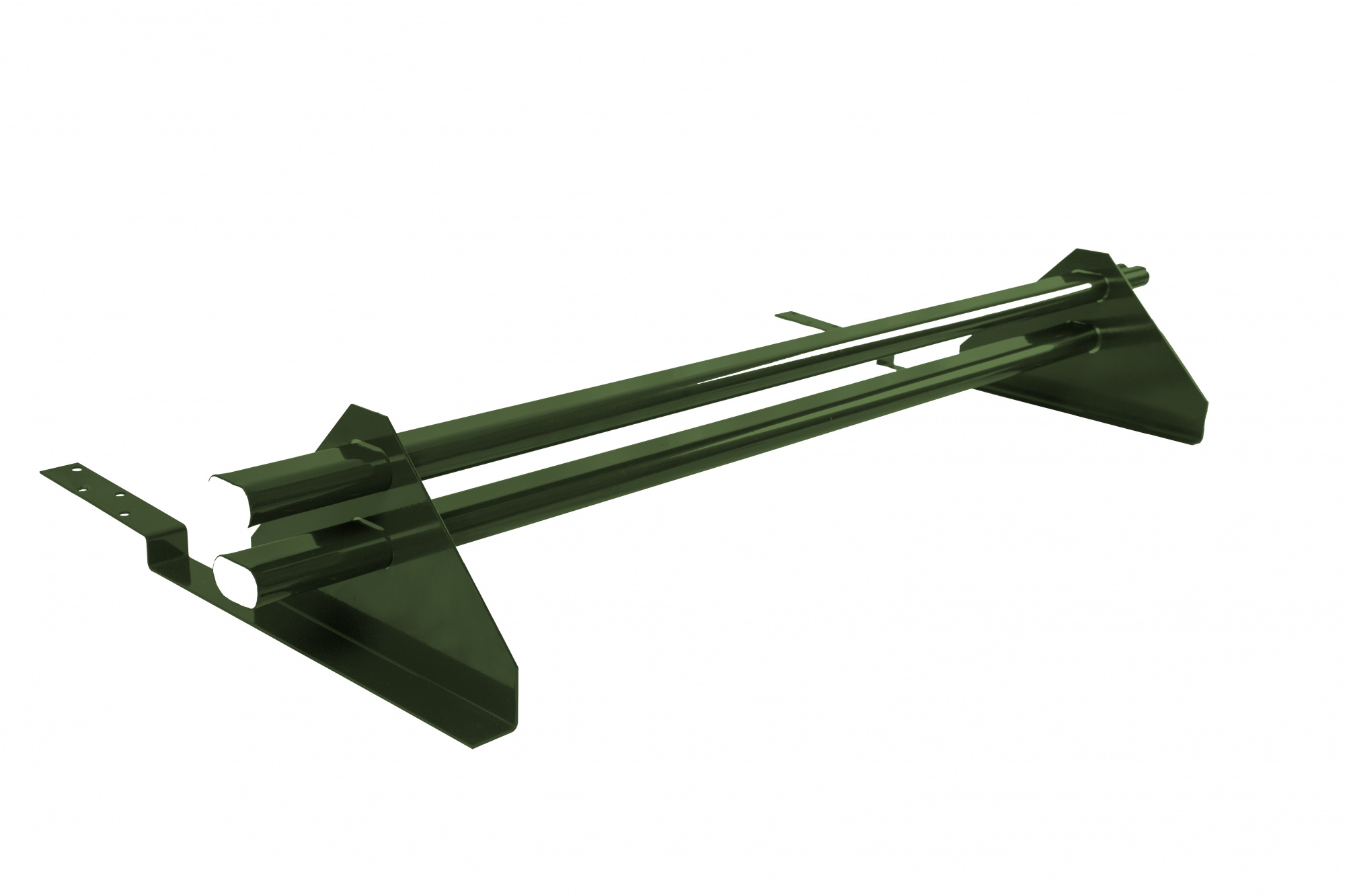 Снегозадержатель трубчатый для композитной черепицы RAL 6020 (3м) — Grandline