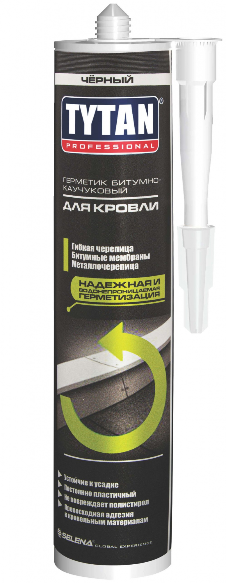 Герметик Tytan Professional битумно-каучуковый черный 310мл — Grandline