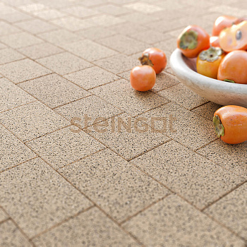 Плитка тротуарная Steingot Granit Premium Новый город высота 60мм Caramello частичный прокрас — Grandline