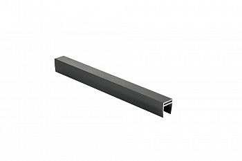 U-профиль алюминиевый CM Fencing 30х40х3000 мм цвет ebony (эбен) — Grandline