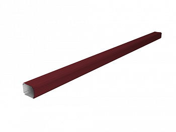 Труба гофрированная Vortex Lite 76х102х3000мм PE RAL 3005 красное вино — Grandline