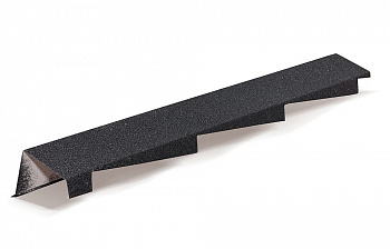 Планка фронтонная левая AeroDek Robust черный бриллиант — Grandline