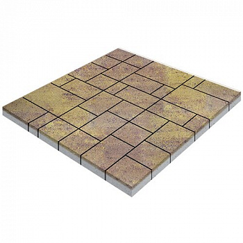 Плитка тротуарная SteinRus Инсбрук Альпен высота 60мм ColorMix тахель — Grandline