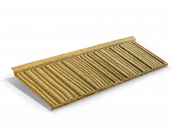 Лист Metrotile WoodShake охра — Grandline