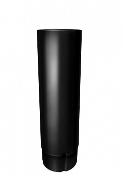 Труба круглая Optima 90мм 3м RAL 9005 — Grandline