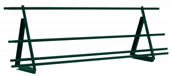 Ограждение кровельное со снегозадержателем Optima 0,65х2м RAL 6005 — Grandline