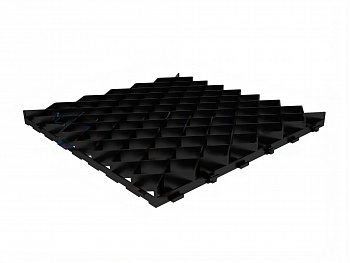 Решетка газонная Eco Pro 60.60.4 пластик черная — Grandline