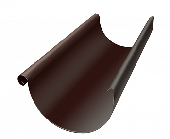 Желоб полукруглый Optima Matt 125мм 3м RAL 8017 — Grandline