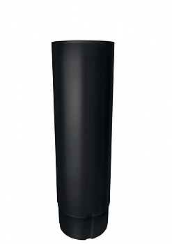 Труба круглая Optima Matt 90мм 3м RAL 9005 — Grandline