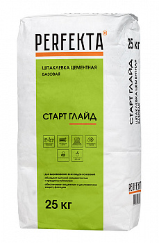 Perfekta Старт Глайд МН шпаклевка цементная базовая (25 кг) — Grandline