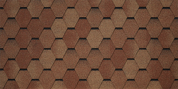 Черепица битумная Tegola Unica Veneto terracotta 206 (терракотта) — Grandline