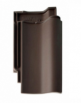 Рядовая черепица Braas Агат 14V антрацит — Grandline