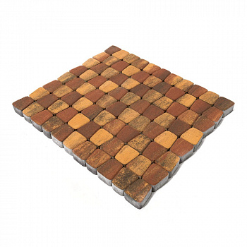 Плитка тротуарная Классико круговая Color Mix Мальва h60 73х110х115 — Grandline