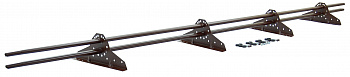 Снегозадержатель NEW трубчатый Grand Line RAL 8017 3м — Grandline
