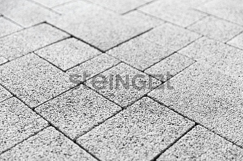 Плитка тротуарная Steingot Granit Premium Плита 600х300х80мм Bianco Nero частичный прокрас — Grandline