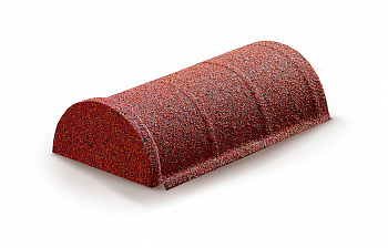 Конек полукруглый конечный AeroDek Tradition /Firenze античный красный — Grandline