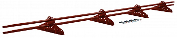 Снегозадержатель NEW трубчатый Grand Line RAL 3009 3м — Grandline