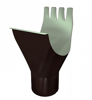 Воронка Optima Matt 125/90мм RAL 8017 — Grandline