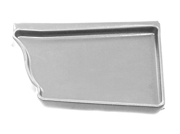 Заглушка правая Vortex 127мм RAL 9003 — Grandline