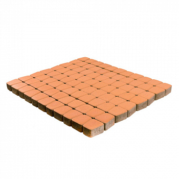 Плитка тротуарная Классико круговая Коралловый h60 73х110х115 — Grandline