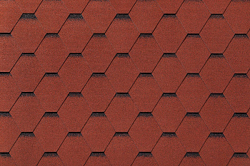 RoofShield черепица Фемили Лайт Модерн (3м2) Красный с оттенением — Grandline