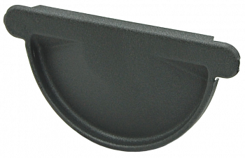 Заглушка торцевая универсальная Optima Matt 125мм RAL 7024 — Grandline