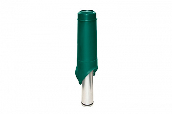 Выход вентиляции Krovent Pipe-VT 125/700 is зеленый — Grandline