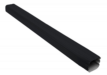 Труба прямоугольная Vortex Matt 1м RAL 7024 — Grandline