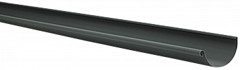 Желоб полукруглый Optima Matt 125мм 3м RAL 7024 — Grandline