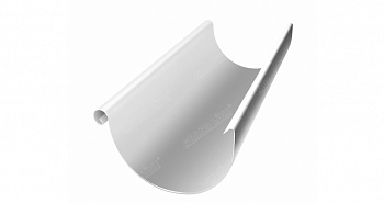 Желоб полукруглый Optima 125мм 3м RAL 9003 — Grandline
