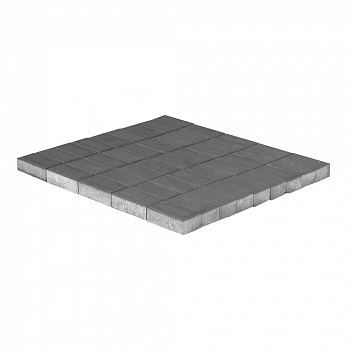 Плитка тротуарная Прямоугольник Серый h70 240х120 — Grandline