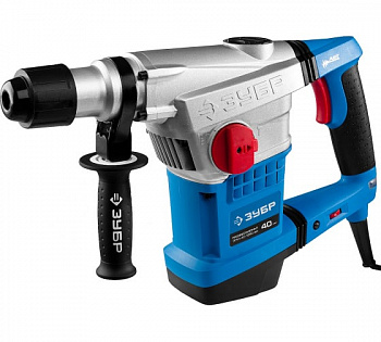 Перфоратор ЗУБР Профессионал SDS-Max 1250Вт, 40мм, кейс (ЗПМ-40-1250 ЭВК) — Grandline