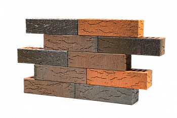 Кирпич обл 5 Элемент флэш руст пустотелый 1 Регенсбург 250х120х65 — Grandline