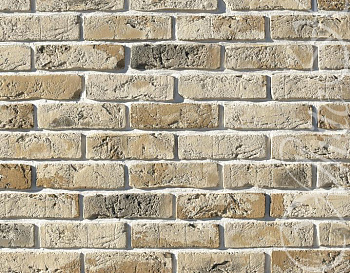 Рядовая плитка White Hills Лондон брик, 304-10 c расшивкой 1,2 см. — Grandline