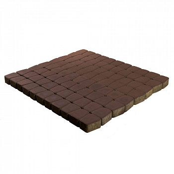 Плитка тротуарная Классико круговая Коричневый h60 73х110х115 — Grandline