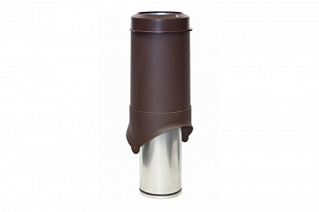 Выход вентиляции Krovent Pipe-VT 150/700 is коричневый — Grandline