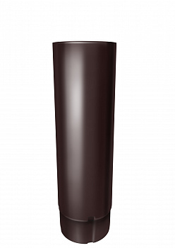 Труба круглая Optima 100мм 3м RAL 8017 — Grandline