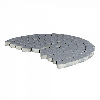 Плитка тротуарная Классико круговая Грифельный h60 73х110х115 — Grandline