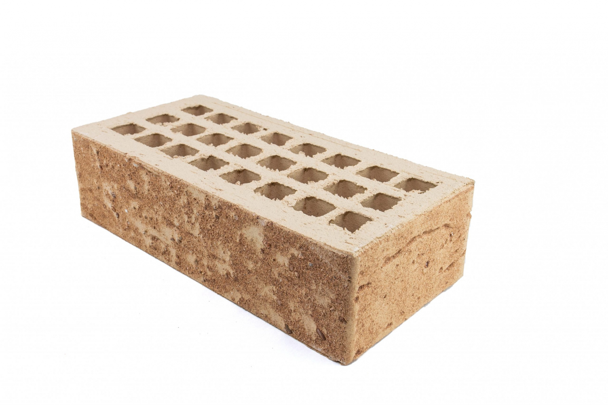 Кирпич КРЦ-л-пу 250*120*65/1НФ/125 кора с песком (бежевый) — Grandline