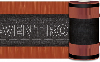 DELTA-VENT ROLL 360KUPFER (медный)вентиляционный рулон для конька и хребта, 360 ммDELTA-TOP MACRO 300 AL (красный) гладкий самоклеящийся рулон для примыканий, алюминий, 300 мм — Grandline
