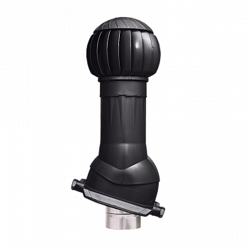 Комплект вентиляции Gervent для кровли ПН-21 160/125 RAL 9005 — Grandline
