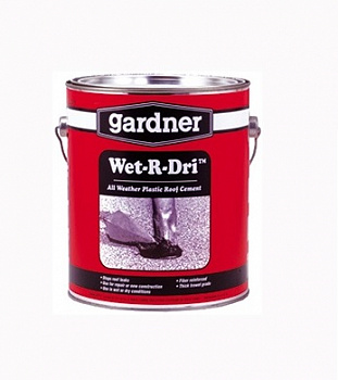 Битумная мастика Gardner Wet-R-Dri Roof Cement 3,4 л — Grandline