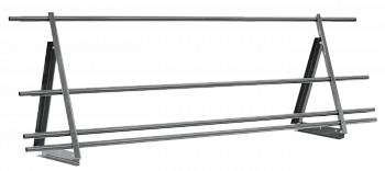 Ограждение кровельное со снегозадержателем Optima 0,65х2м RAL 7004 — Grandline
