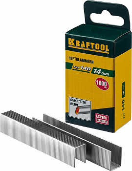 Скобы для степлера KRAFTOOL 14 мм широкие тип 140, 1000 шт (31680-14) — Grandline