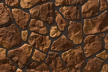Рядовая плитка Leonardo Stone Бергамо 345 с расшивкой 3 см — Grandline