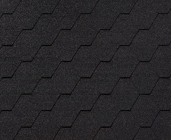 RoofShield черепица Фемили Эко Лайт Стандарт (3м2) Графитно-черный — Grandline