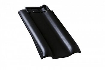 Боковая черепица левая Braas Рубин 13V черный бриллиант — Grandline