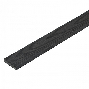 Доска торцевая CM Decking 2000х50х10 мм black wood (черное дерево) — Grandline