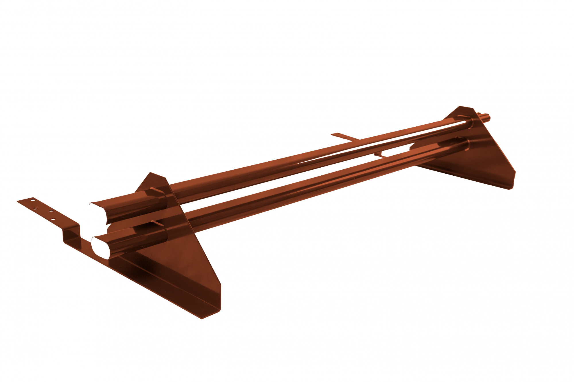 Снегозадержатель трубчатый для композитной черепицы RAL 8004 (1м) — Grandline